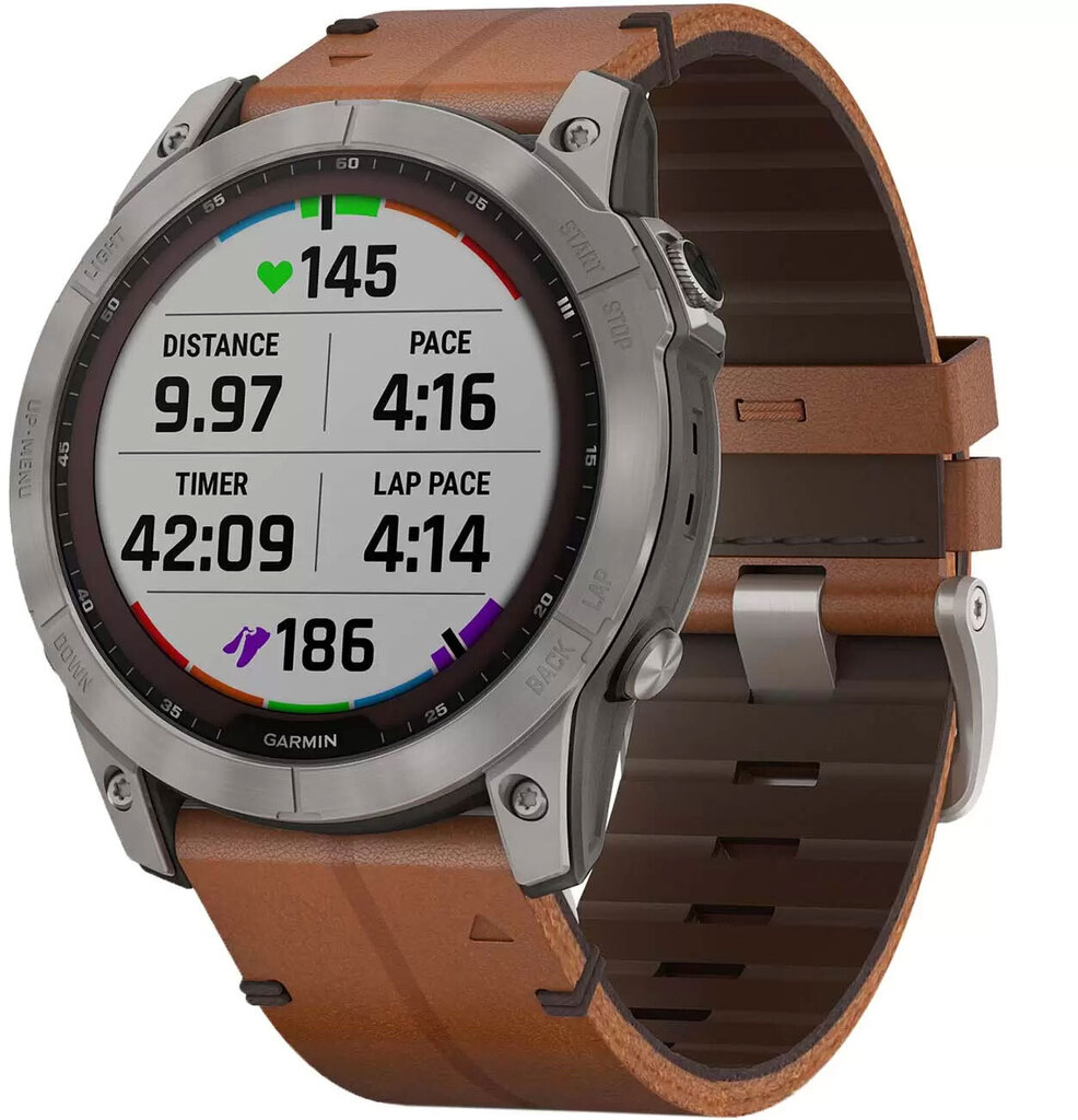 Смарт-часы Garmin fenix 7X Sapphire Solar Titanium with Chestnut Leather Band (010-02541-19), 010-02541-19
Смарт-часы Garmin fenix 7X Sapphire Solar Titanium with Chestnut Leather Band (010-02541-19), 010-02541-19