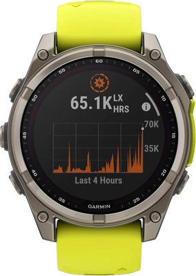 Смарт-часы Garmin fenix 8 47mm Solar Sapphire Titanium with Amp