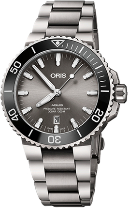 ORIS AQUIS TITANIUM DATE 733 7730 7153 MB 8 24 15PEB