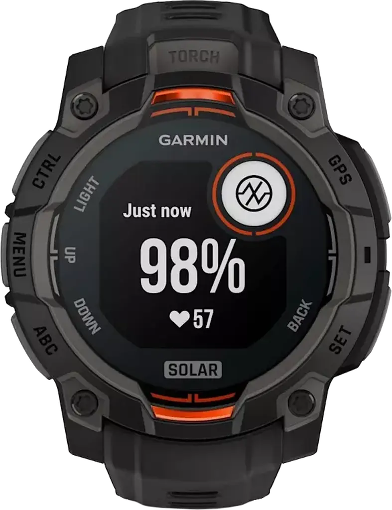 Смарт-часы Garmin Instinct 3 45mm Solar Black with Black Band (010